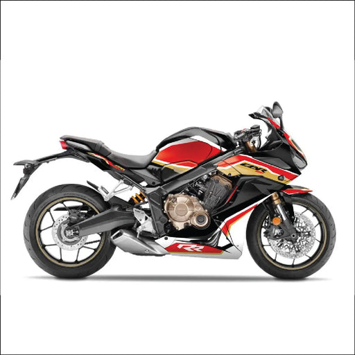 Honda CBR 650 R 2019-2022  Classic Graphic Kit Red Yellow Bikerz Kingdom