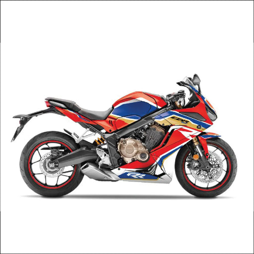 Honda CBR 650 R 2019-2022  Sport Graphic Kit Red Blue Bikerz Kingdom
