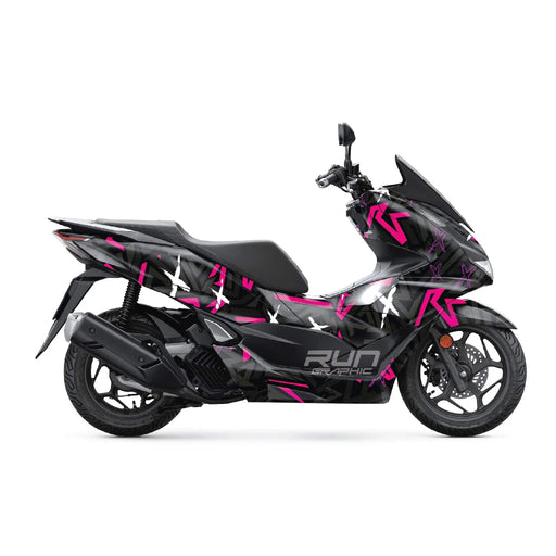 Honda PCX 125 2025 X's Graphic Kit Full Decals Bikerz Kingdom