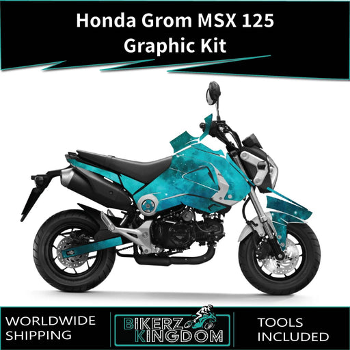 Honda Grom MSX 125 2013-2016 Graphic Kit Galaxy Theme Decal Wrap Bikerz Kingdom
