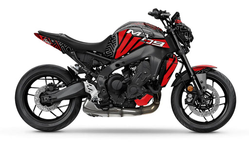 YAMAHA MT-09 Geo Shapes Graphic Kit 2021-2023 Bikerz Kingdom