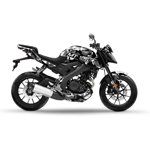 Camo Vinyl Graphic Kit for Yamaha MT-125 (2014–2020) – Custom Street Style Wrap Bikerz Kingdom