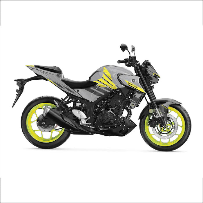 YAMAHA MT03 Funky Stripes Graphic Kit 2014-2024 Models Bikerz Kingdom