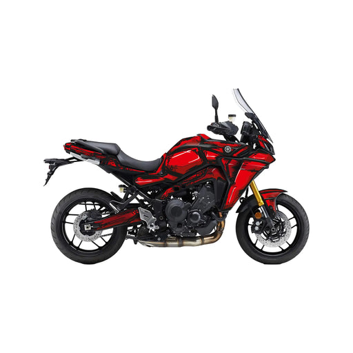 YAMAHA Tracer 9 2021-2024  Red Cartoon Graphics Kit Bikerz Kingdom