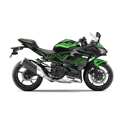 Kawasaki Ninja 400 2018-2024 Ninja Race Theme Graphic Kit Bikerz Kingdom