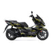 Honda PCX 125 2025 Black Lightning Graphic Kit Full Decals Bikerz Kingdom