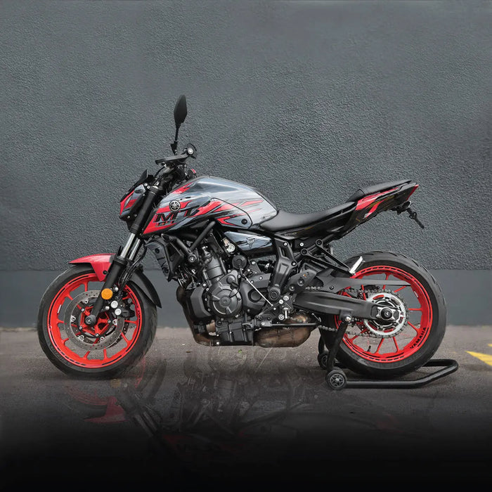 YAMAHA MT07 Graphics Kit 2021 - 2024 MT07 Decal Set Bikerz Kingdom
