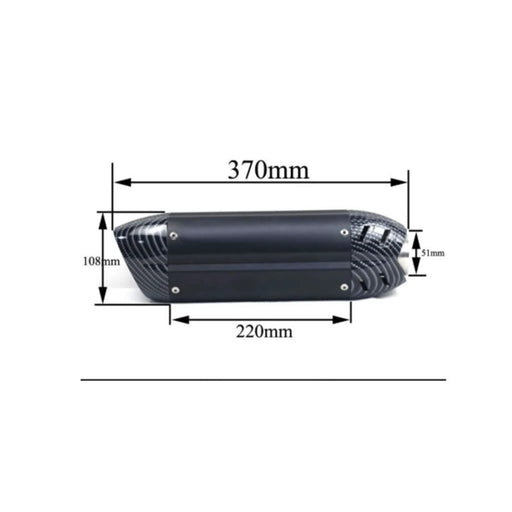 Bikerz Kingdom Black Titanium Performance Exhaust Bikerz Kingdom