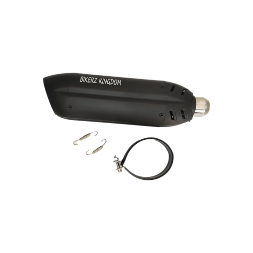Bikerz Kingdom Black Titanium Performance Exhaust Bikerz Kingdom