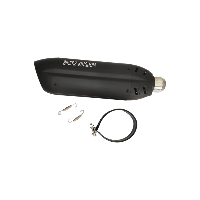 Bikerz Kingdom Black Titanium Performance Exhaust Bikerz Kingdom
