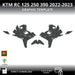 KTM RC 125 250 390 2022-2023 Motorcycle 1:1 Vector Graphic Template Bikerz Kingdom