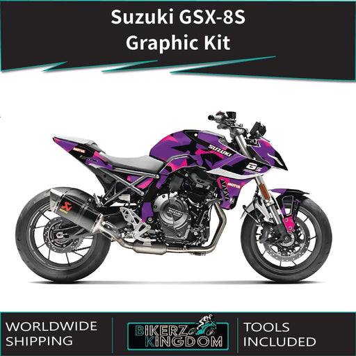 SUZUKİ GSX-8S Camo Graphic Kit 2023-2024 Models Bikerz Kingdom