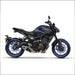 YAMAHA MT09 Grey and Blue Stripes Graphic Kit 2014-2024 Bikerz Kingdom