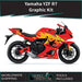 Yamaha YZF R7 Lightening McQueen Graphic Kit 2021-2024 Models Bikerz Kingdom