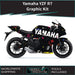Yamaha YZF R7 Paint Splat Graphic Kit 2021-2025 Models Bikerz Kingdom