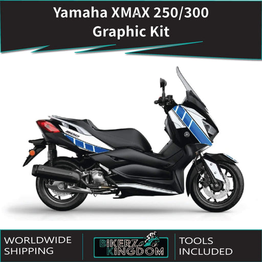 YAMAHA XMAX Checquered Design Graphic Kit 2018-2020 Bikerz Kingdom