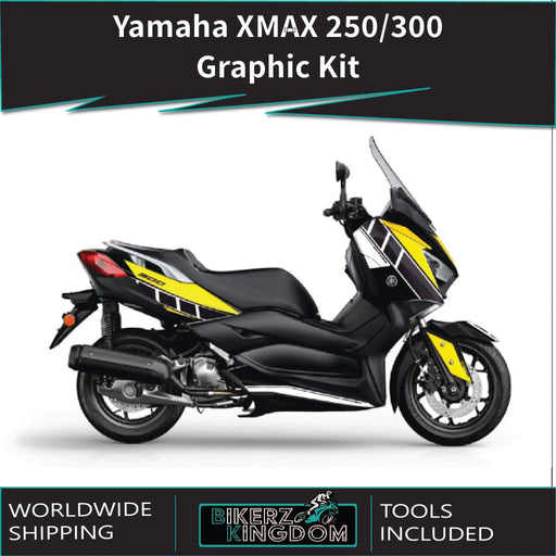 YAMAHA XMAX Checquered Design Graphic Kit 2018-2020 Bikerz Kingdom