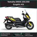 YAMAHA XMAX Checquered Design Graphic Kit 2018-2020 Bikerz Kingdom