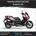 YAMAHA XMAX Checquered Design Graphic Kit 2018-2020 Bikerz Kingdom