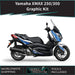 YAMAHA XMAX Checquered Design Graphic Kit 2018-2020 Bikerz Kingdom