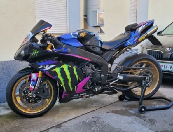 Yamaha Fabio Quartararo Style Monster Monster Graphic Kit Design Bikerz Kingdom