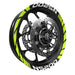 High Quality Bajaj Pulsar NS200 17 inch Motorcycle Vibrant Wheel Rim Stickers Bikerz Kingdom