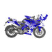 Bajaj Pulsar 2015 - 2022 RS200 Blue Race Sport Graphic Kit Decal Wrap Sticker Set Bikerz Kingdom