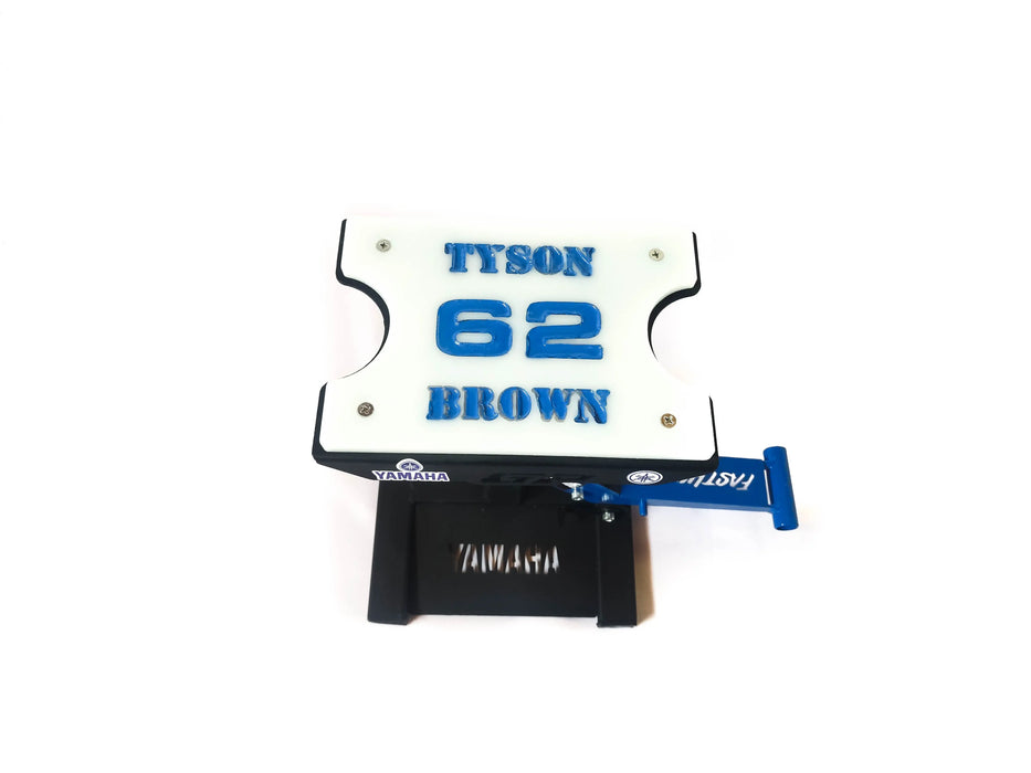Personalised Yamaha Dirt Bike Stand Lift Bikerz Kingdom