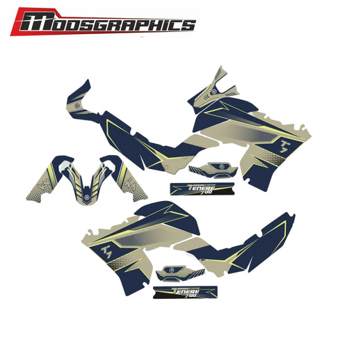 Yamaha Tenere Graphic Kit Sticker Full Decal Wrap Kit Fits Tenere 700 2019-2021 Bikerz Kingdom