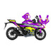 IOMTT Purple Yellow Yamaha R3  Decal Sticker Kit 2019-2022 Bikerz Kingdom