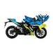 Yamaha Blue Rossi Shark Graphic Sticker Decal Wrap Kit Fits Yamaha R3 R25 2014-2018 Bikerz Kingdom